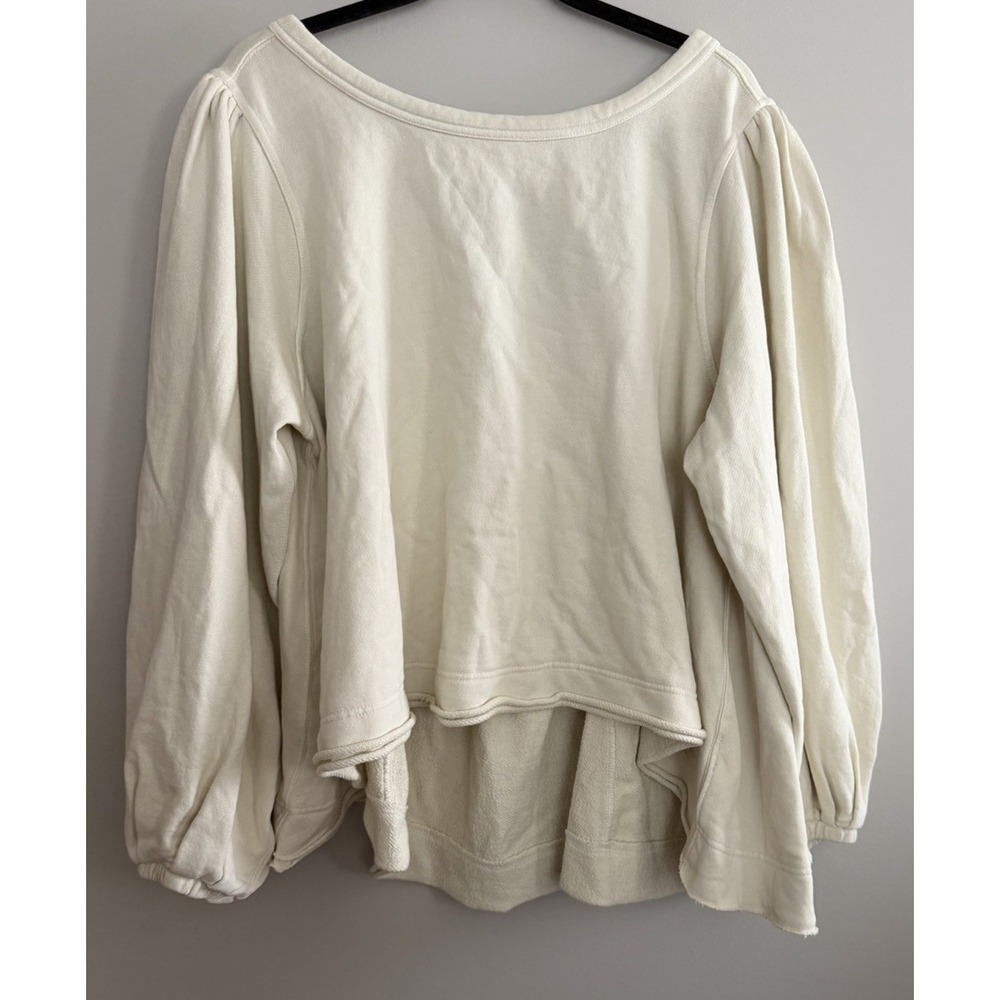 Free People Country Girl Sweatshirt Fall Clouds Women's Size Medium